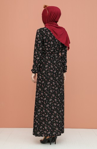 Robe Hijab Noir 0398-01
