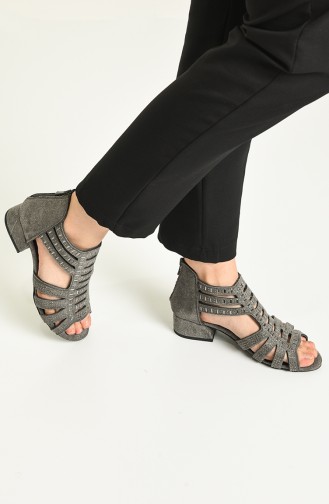 Chaussures a Talons Gris 5-10-08