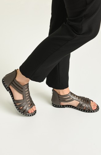 Platin Sommer Sandalen 02-02