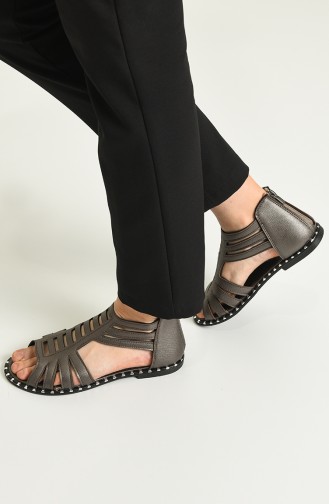 Platin Sommer Sandalen 02-02