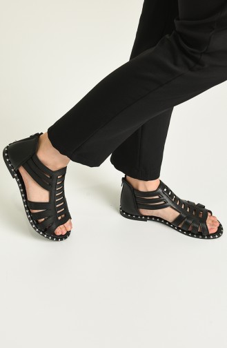 Black Summer Sandals 02-03