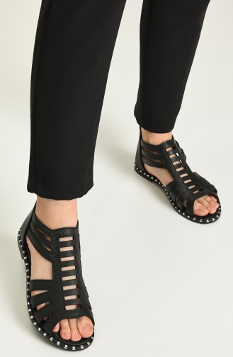 Black Summer Sandals 02-03