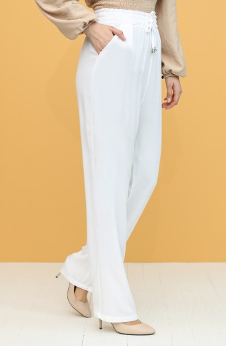 Pantalon Blanc 0159-01