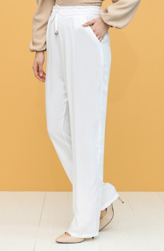 Pantalon Blanc 0159-01