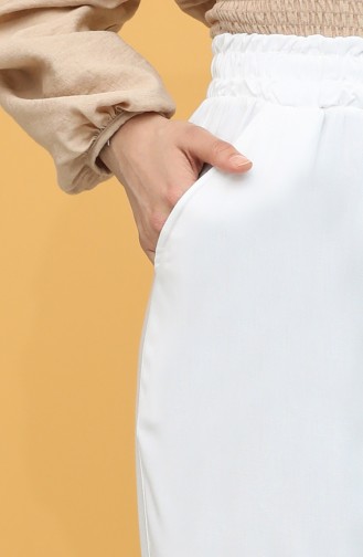 Pantalon Blanc 0159-01