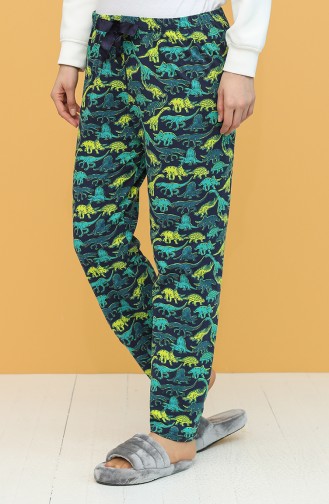 Bayan Pijama Alt 27321 Lacivert