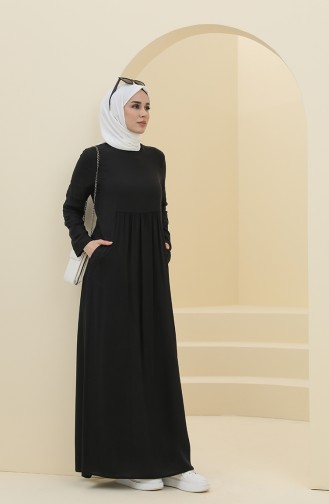 Robe Hijab Noir 8316-02