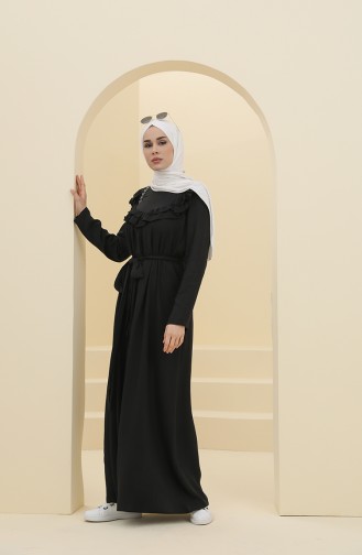 Robe Hijab Noir 8318-02