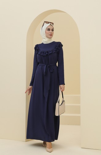 Robe Hijab Bleu Marine 8318-05