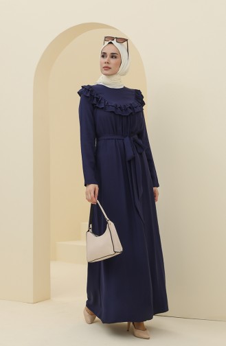 Robe Hijab Bleu Marine 8318-05