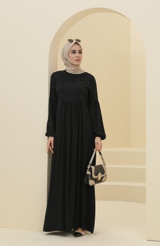 Robe Hijab Noir 8323-02
