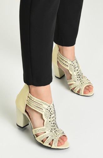 Chaussures a Talons Beige 11-6-05