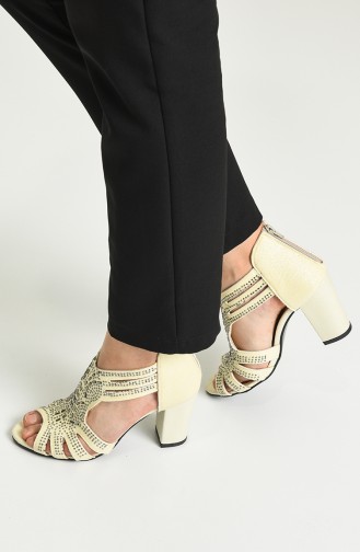 Chaussures a Talons Beige 11-6-05