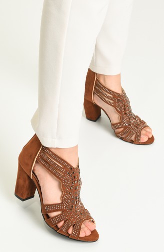 Tobacco Brown High Heels 11-6-10