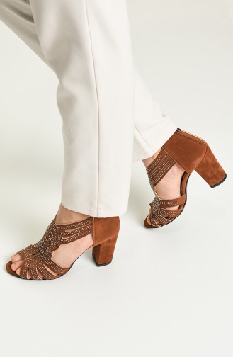 Tan High-Heel Shoes 11-6-10