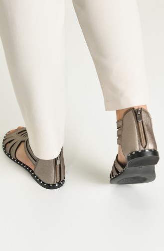 Rose Tan Summer Sandals 02-01