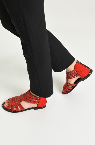 Red Summer Sandals 03-04