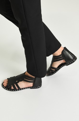 Black Summer Sandals 05-04