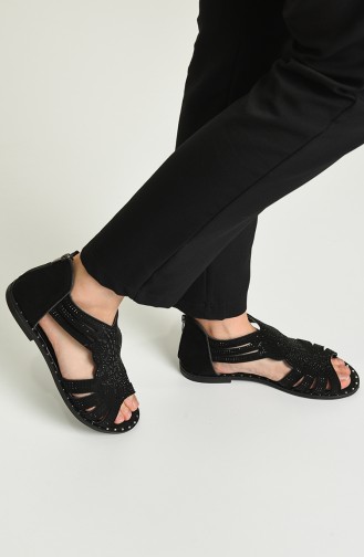 Black Summer Sandals 05-05