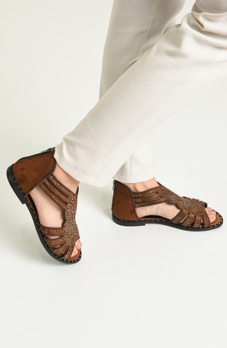 Tobacco Brown Summer Sandals 05-06
