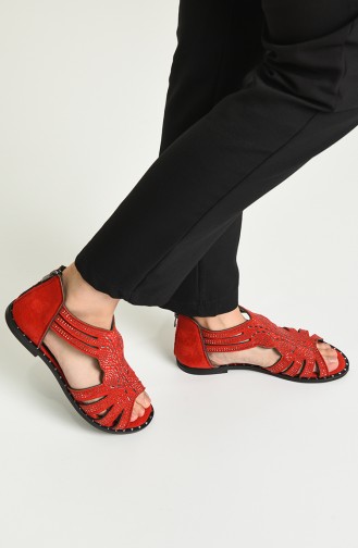 Red Summer Sandals 05-07