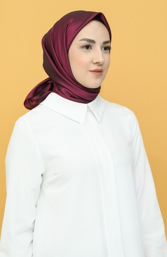 Düz Tafta Eşarp 15262-05 Mürdüm