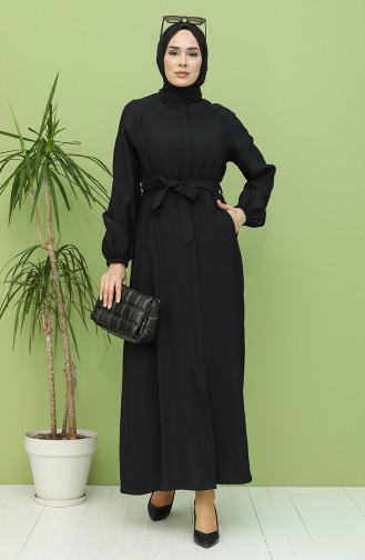 Black Abaya 6885-01