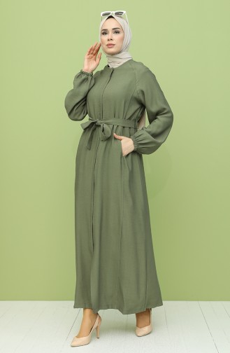 Khaki Abayas 6885-02