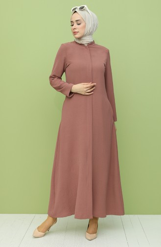 Dusty Rose Abaya 1022-03