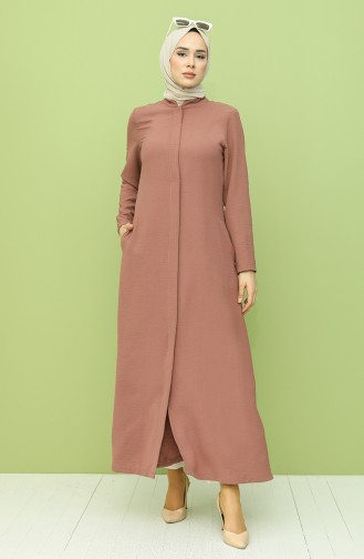 Dusty Rose Abaya 1022-03