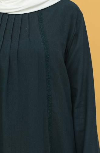 Petroleum Hijab Kleider 42201-03