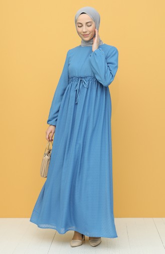 Indigo Hijab Kleider 4340-03