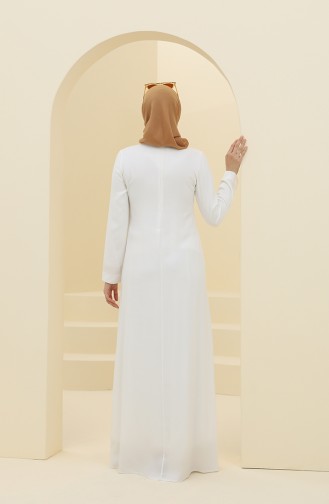 Robe Hijab Ecru 8316-01