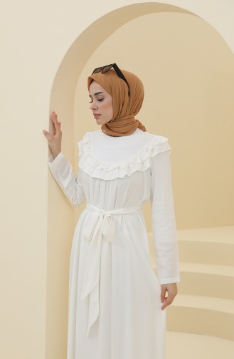 Robe Hijab Ecru 8318-01