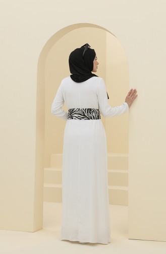 Robe Hijab Ecru 8325-01