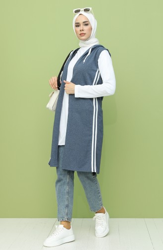 Indigo Strickjacke 5075-03