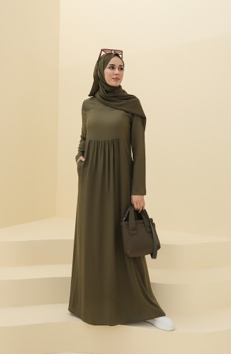 Green Hijab Dress 8316-04