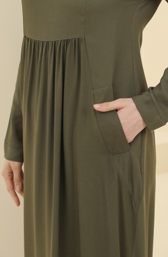 Green Hijab Dress 8316-04