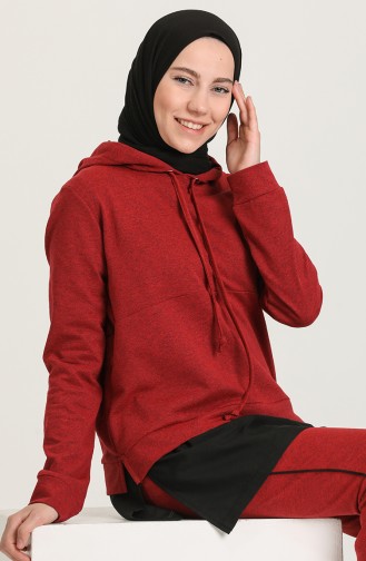 Claret Red Tracksuit 3271-03