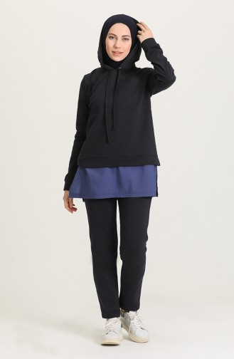 Navy Blue Tracksuit 3271-08