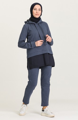 Navy Blue Tracksuit 3271-10