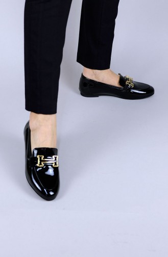 حذاء مسطح أسود 1975mr-01