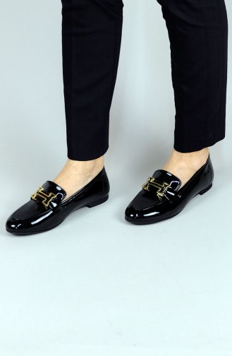 حذاء مسطح أسود 1975mr-01