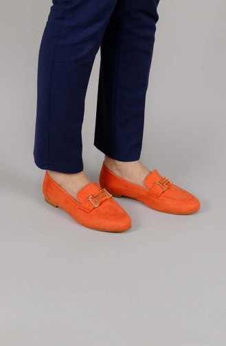 حذاء مسطح برتقالي 1975mr-18