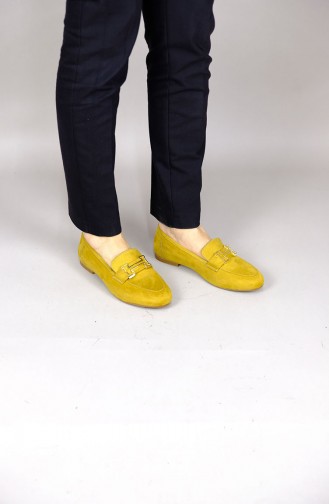 حذاء مسطح أصفر خردل 1975mr-30