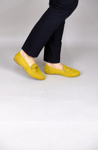 حذاء مسطح أصفر خردل 1975mr-30