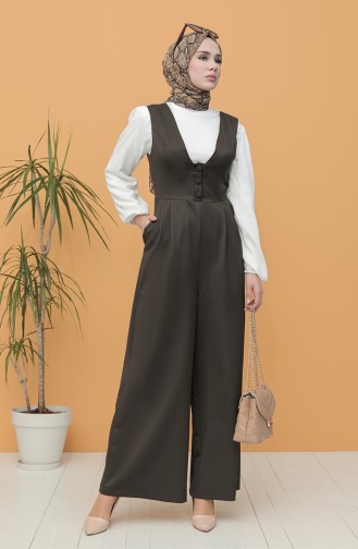 Brown Jumpsuits 3250-01