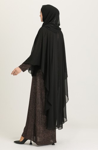 Habillé Hijab Noir 4266-04