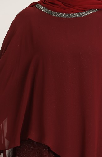 Habillé Hijab Bordeaux 4278-01