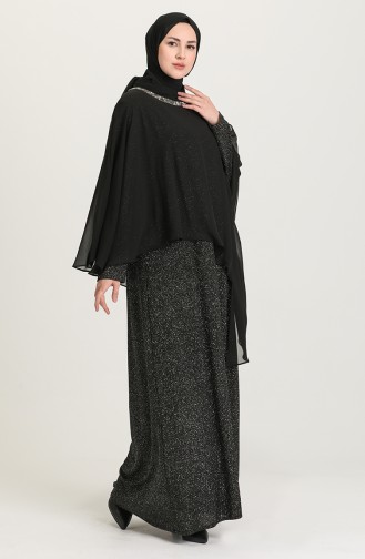 Habillé Hijab Noir 4278-03